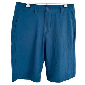 Abercrombie & Fitch Kids Unisex Navy Blue Flat Front Shorts Size 13/14